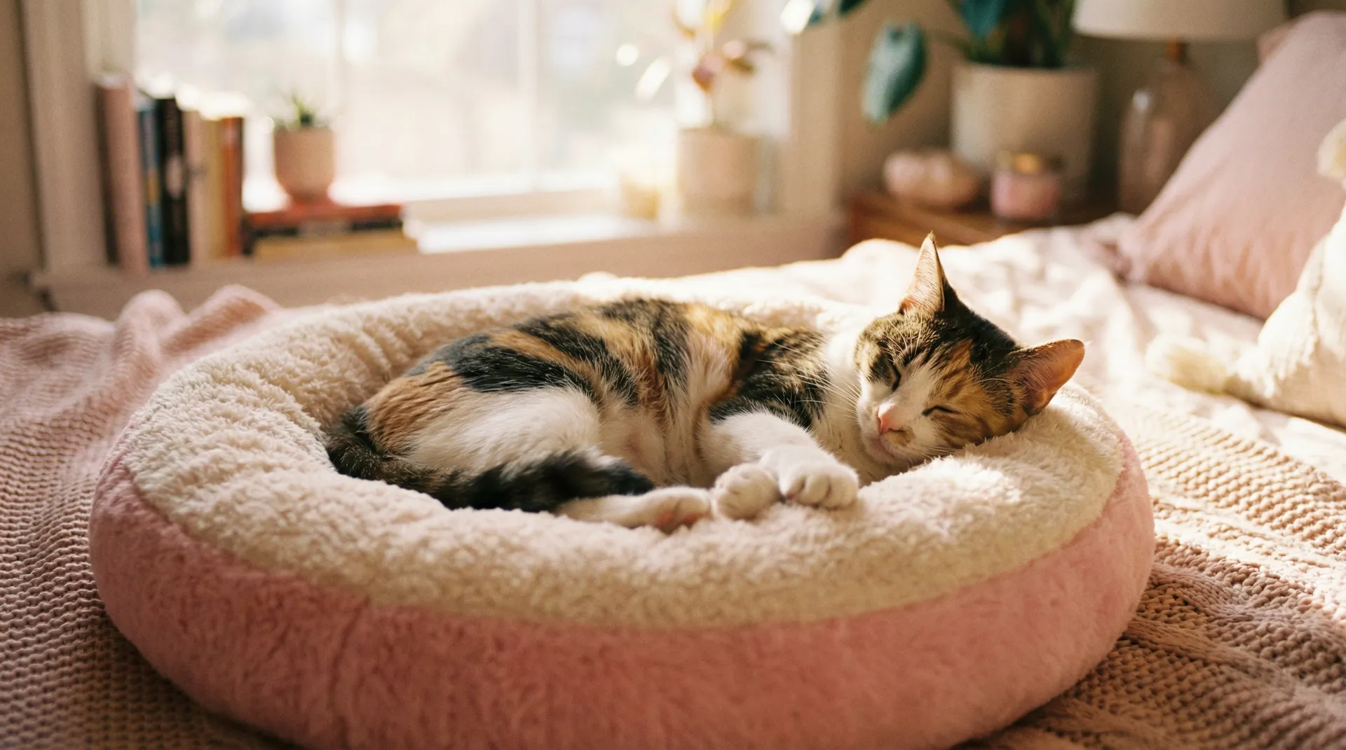 三花猫安静入睡 - 白洁高义之今晚去我家